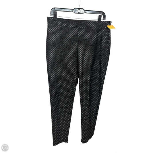 Pants Leggings By Chicos In Polkadot Pattern, Size: M