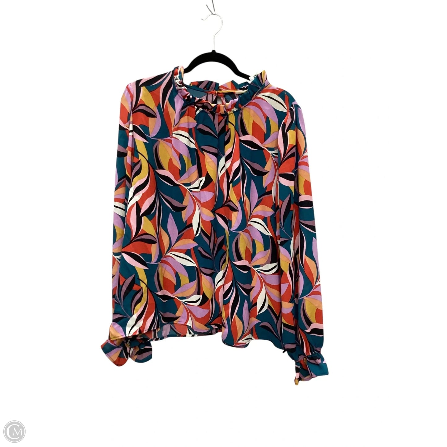 Top Long Sleeve By Haptics In Multi-colored, Size: L
