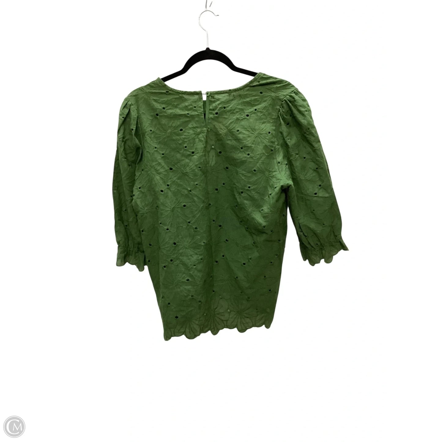 Top Long Sleeve By Clothes Mentor In Green, Size: L