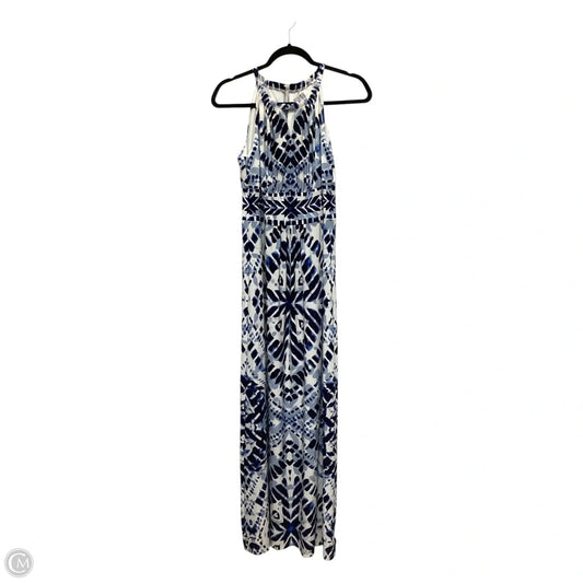 Dress Casual Maxi By Chicos In Blue, Size: 0