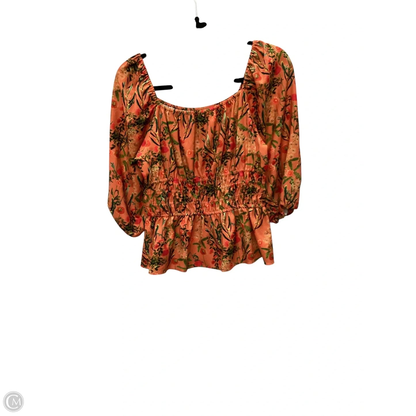 Top Short Sleeve By Gianni Bini In Orange, Size: M