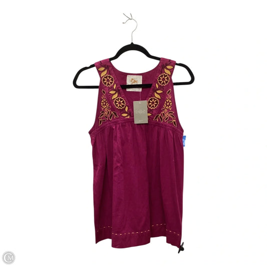 Top Sleeveless Basic By Anthropologie In Purple, Size: M
