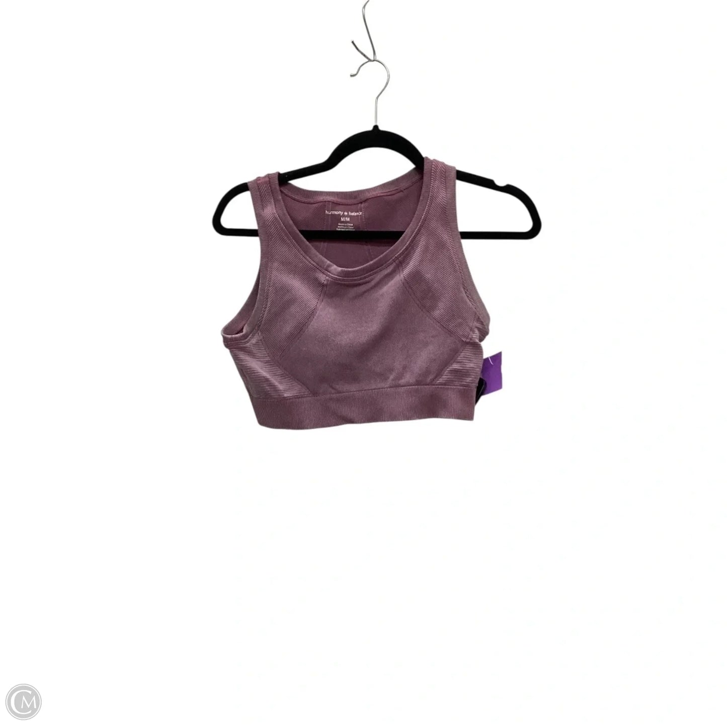 Athletic Bra By Clothes Mentor In Maroon, Size: M