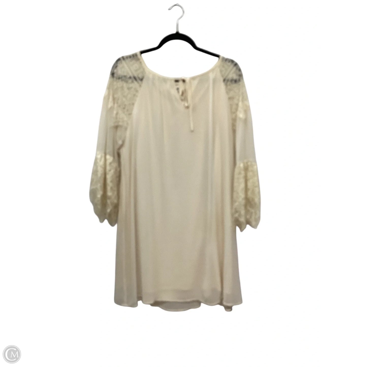 Dress Casual Midi By Entro In Beige, Size: L