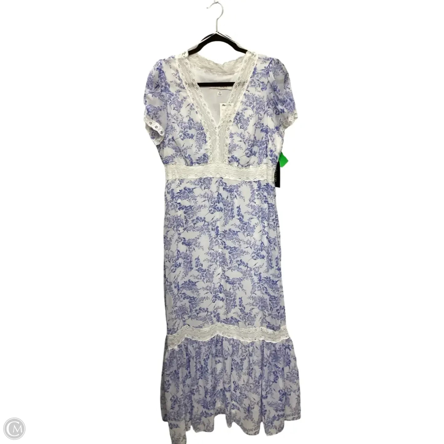 Dress Casual Maxi By Taylor In Blue, Size: 14
