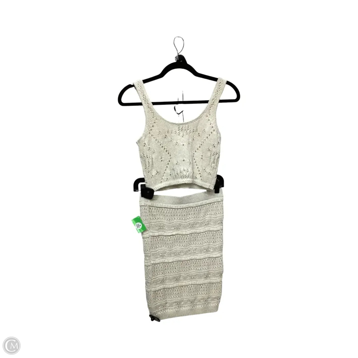 Top 2pc Sleeveless By Rachel Zoe In Cream, Size: Xs