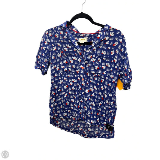Top Short Sleeve By Maeve In Blue, Size: Xs