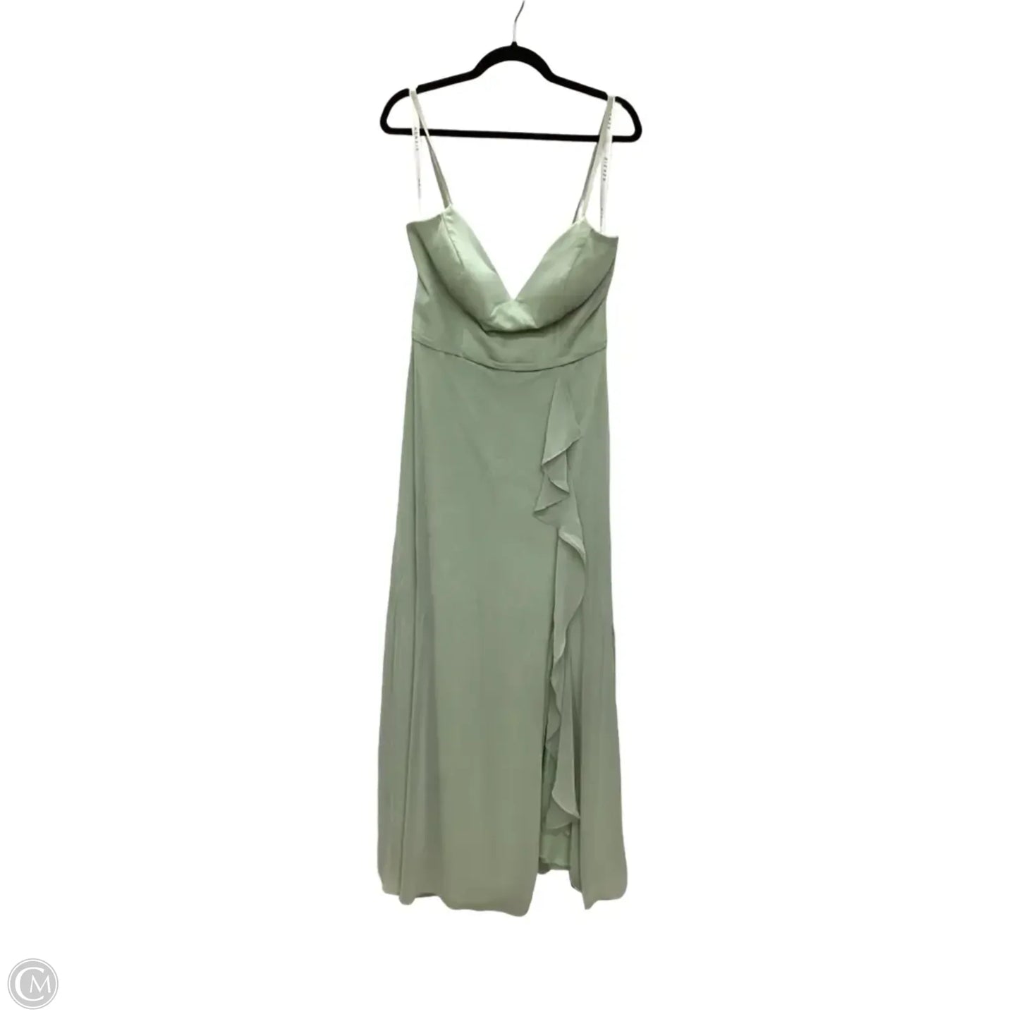 Dress Party Long By Azazie In Green, Size: 12