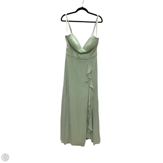 Dress Party Long By Azazie In Green, Size: 12