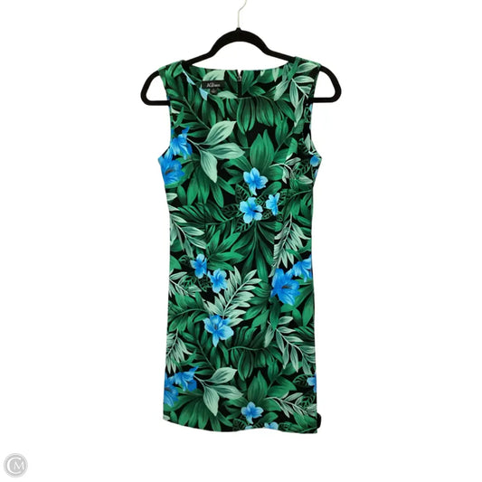 Dress Casual Short By Agb Dress In Black & Green, Size: 6
