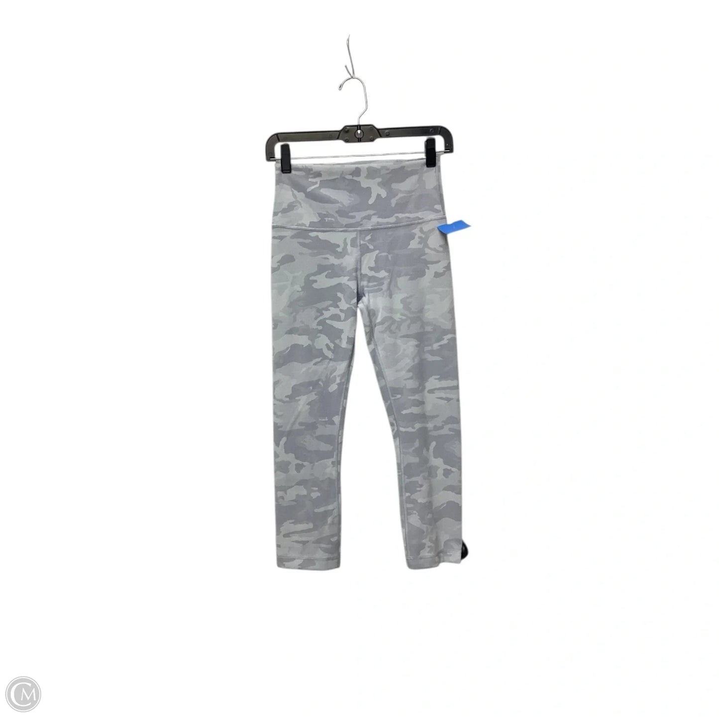 Athletic Leggings Capris By Lululemon In Grey, Size: 6