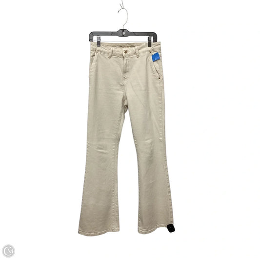 Jeans Flared By Michael By Michael Kors In Cream, Size: 4