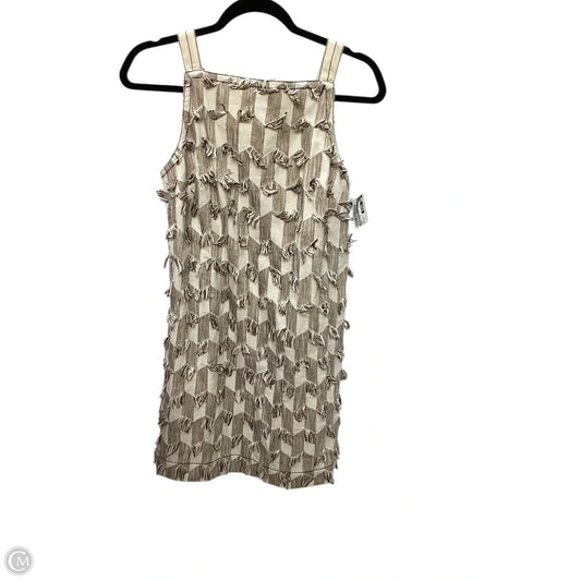Dress Casual Midi By Anthropologie In Cream, Size: Xs