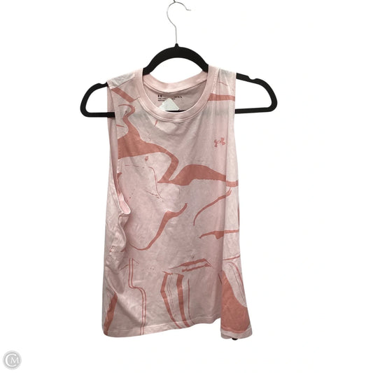 Athletic Tank Top By Under Armour In Pink, Size: L