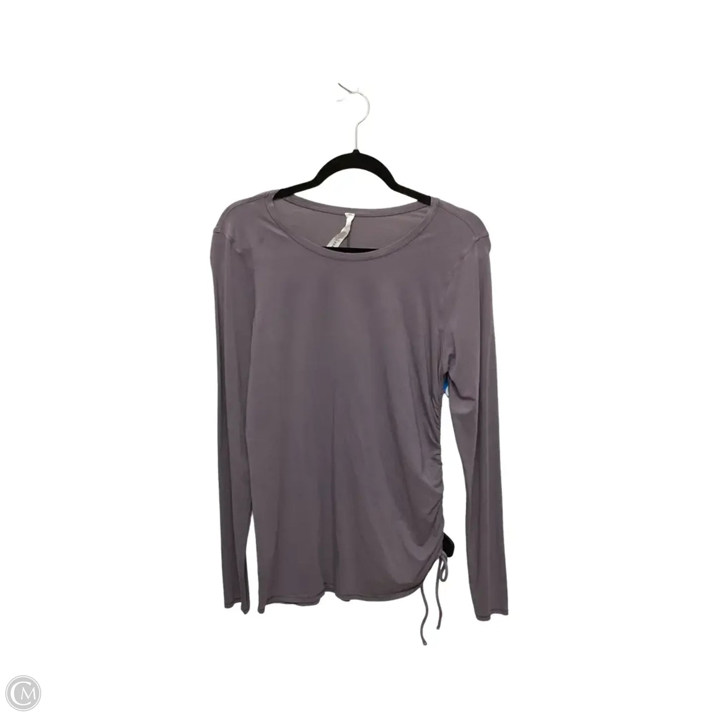 Athletic Top Long Sleeve Crewneck By Lululemon In Purple, Size: 12