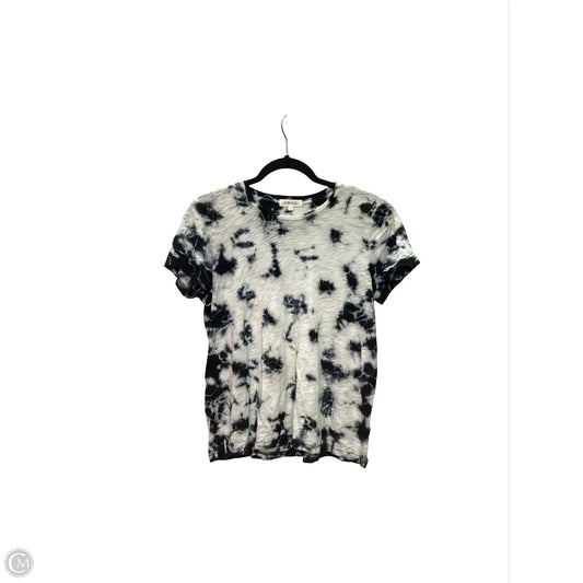 Designer Top Short Sleeve Basic By Goldie In Tie Dye Print, Size: S