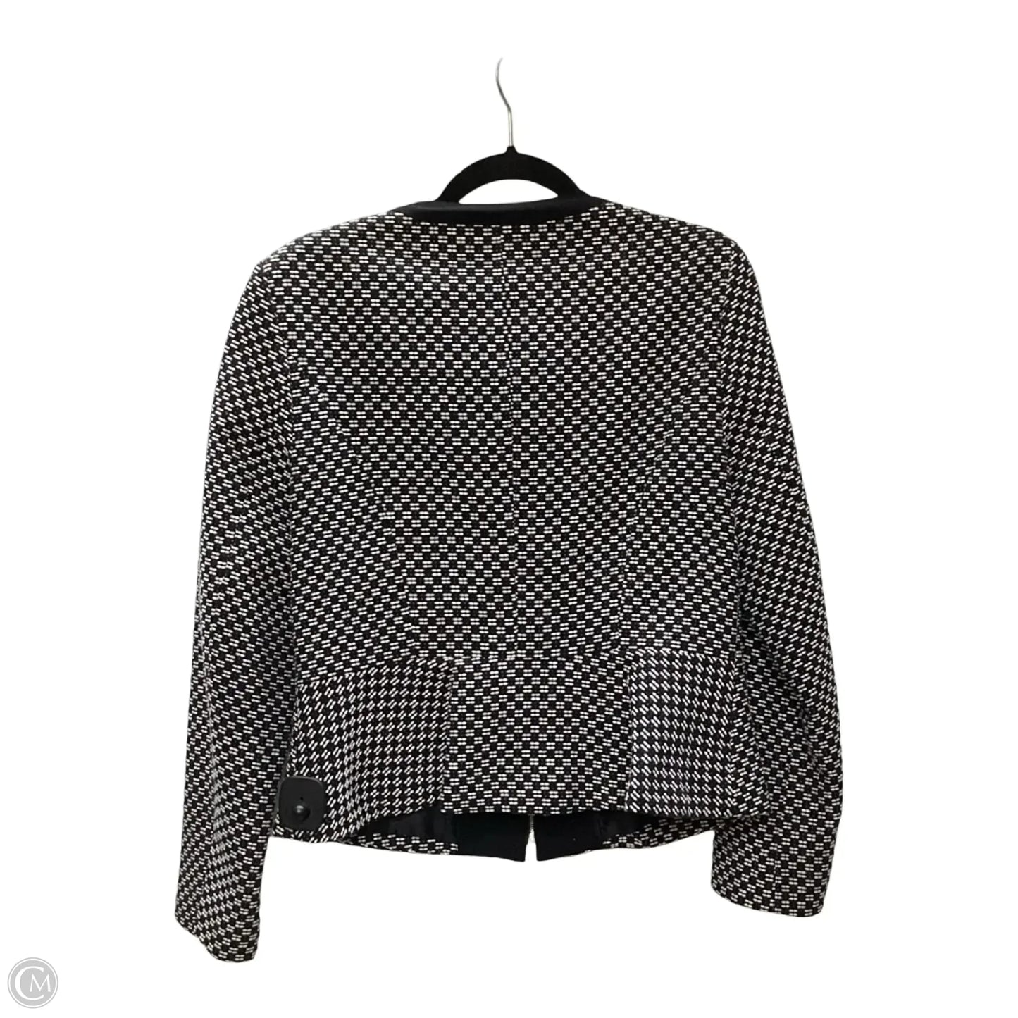 Blazer By Calvin Klein In Black & White, Size: 8