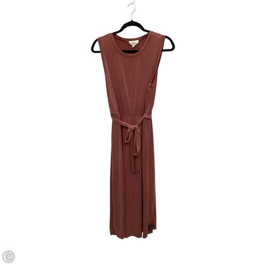 Dress Casual Midi By Betsey Boutique Shop In Red, Size: L
