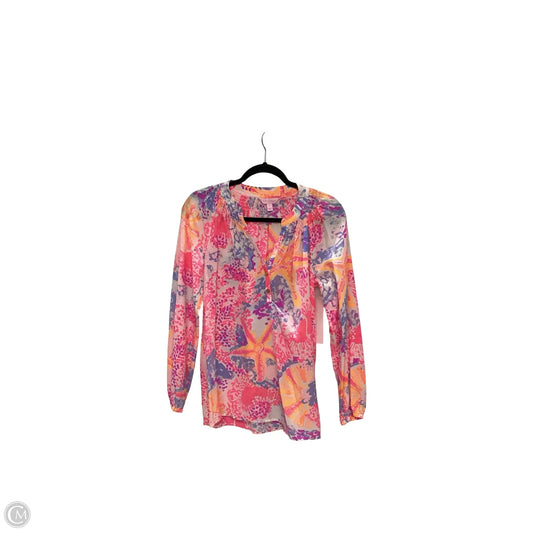 Blouse Designer By Lilly Pulitzer In Multi-colored, Size: S