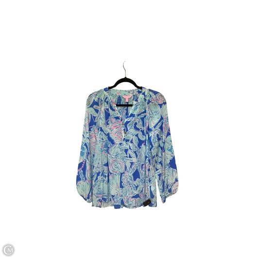 Blouse Designer By Lilly Pulitzer In Multi-colored, Size: S