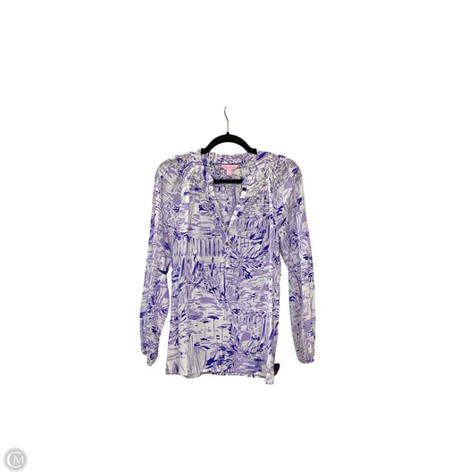 Blouse Designer By Lilly Pulitzer In Purple, Size: S