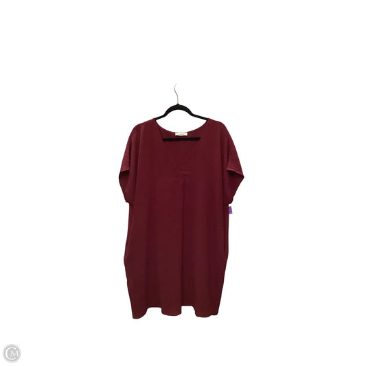 Dress Casual Short By Ee Some In Red, Size: L