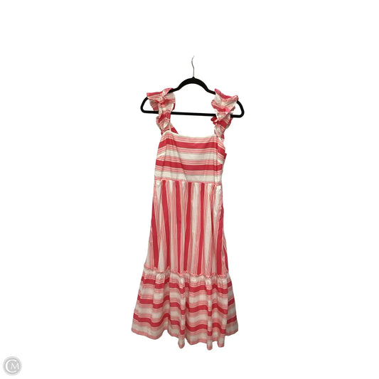 Dress Casual Midi By J. Crew In Striped Pattern, Size: 4