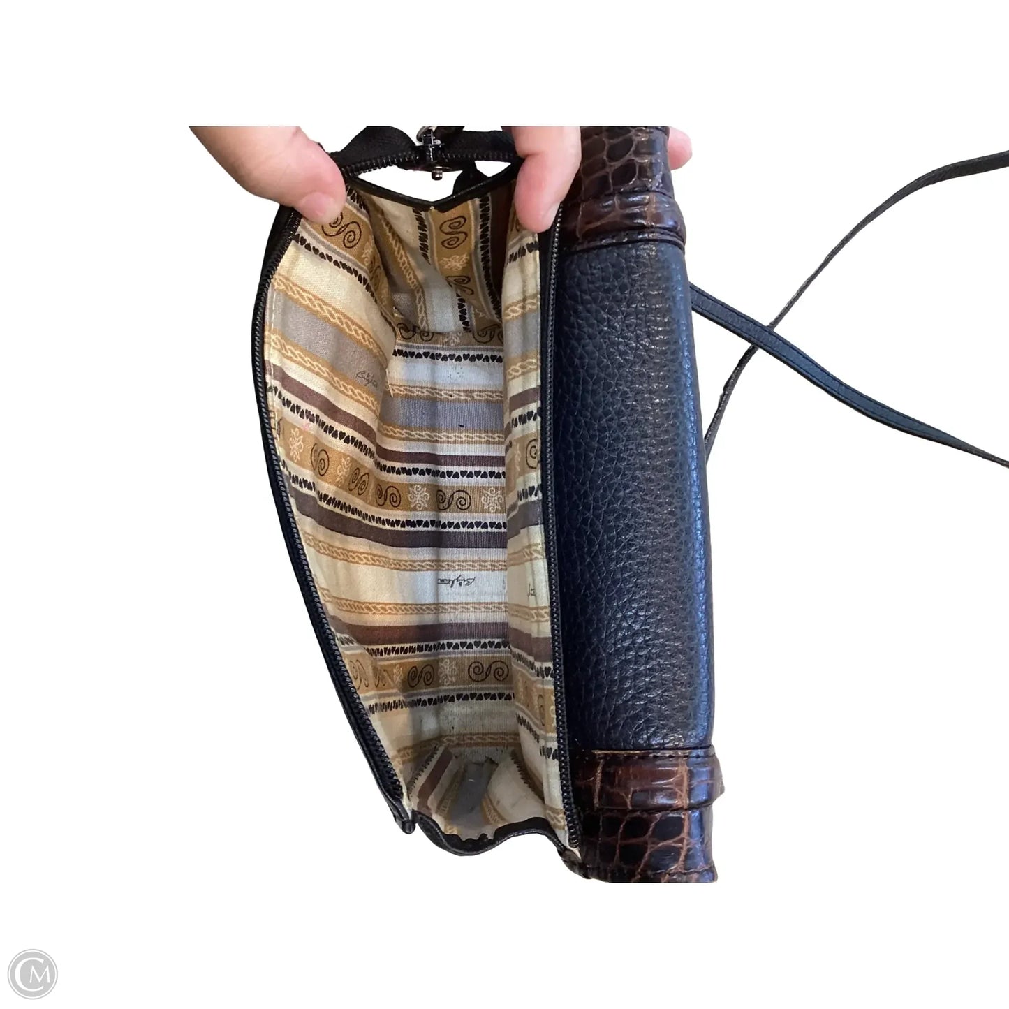 Crossbody Leather By Brighton, Size: Medium