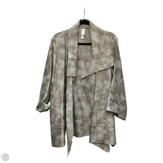 Blazer By Marla Wynne In Tan, Size: 1x