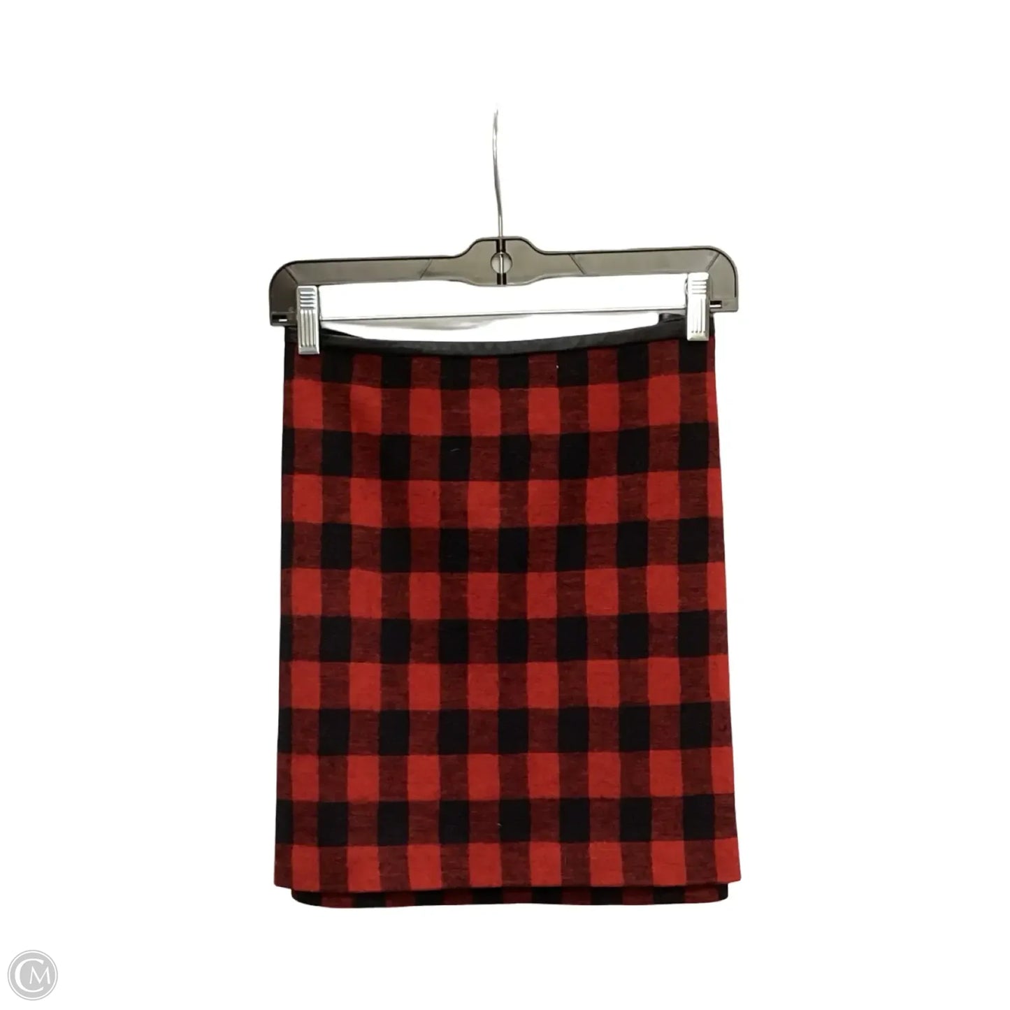 Skirt Mini & Short By Madewell In Plaid Pattern, Size: 8