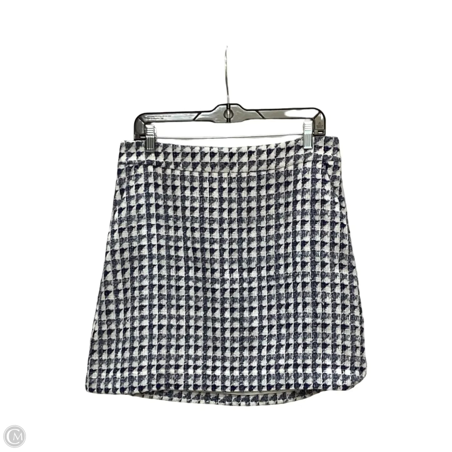 Skirt Mini & Short By Loft In Geometric Pattern, Size: 8