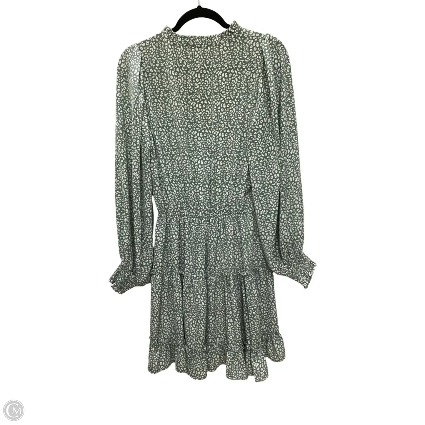 Dress Casual Short By Vine & Love In Polkadot Pattern, Size: L