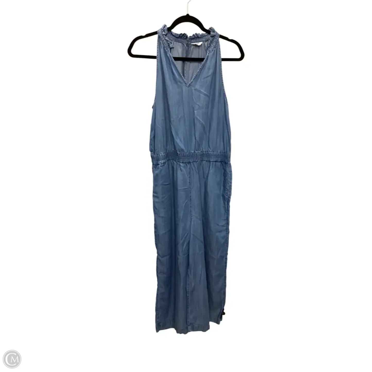 Jumpsuit By Crown And Ivy In Blue Denim, Size: 12