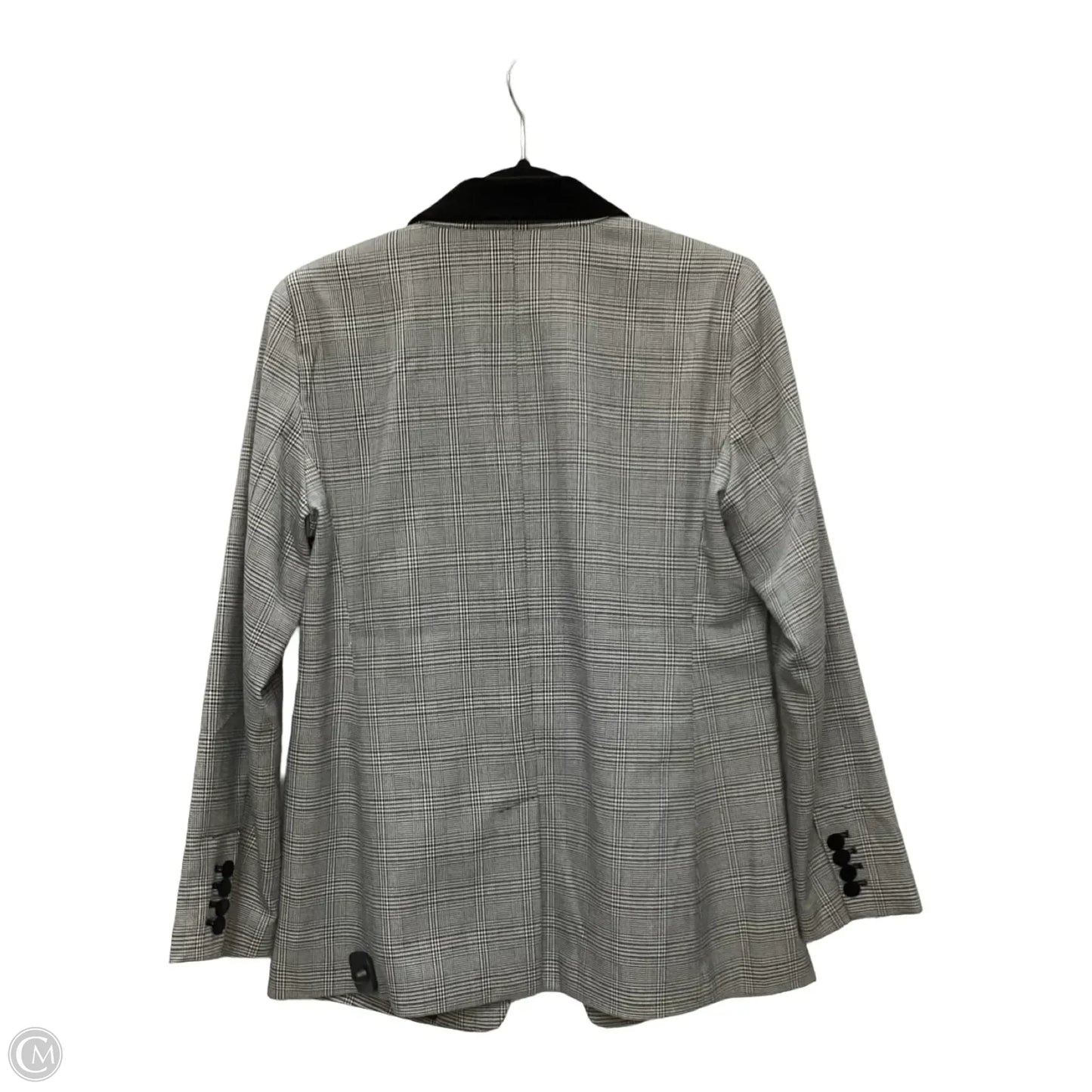 Blazer By Loft In Plaid Pattern, Size: 8