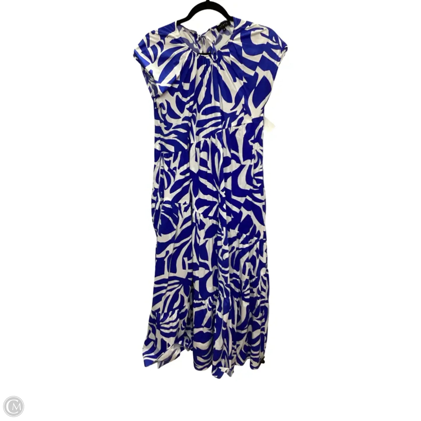 Dress Casual Maxi By 1.state In Blue & White, Size: Xs