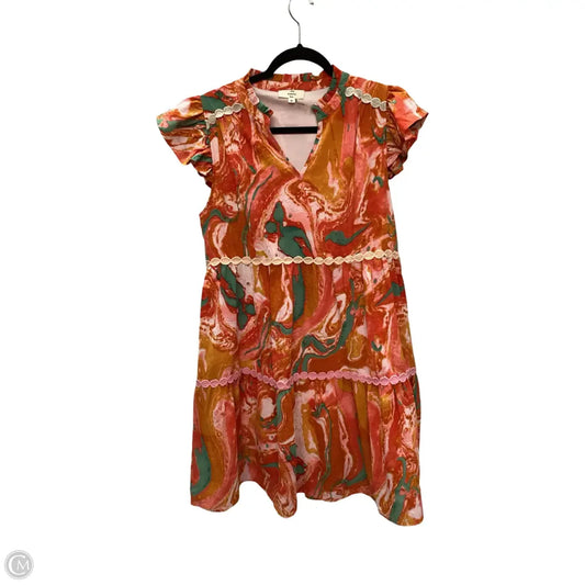 Dress Casual Short By Entro In Orange, Size: M