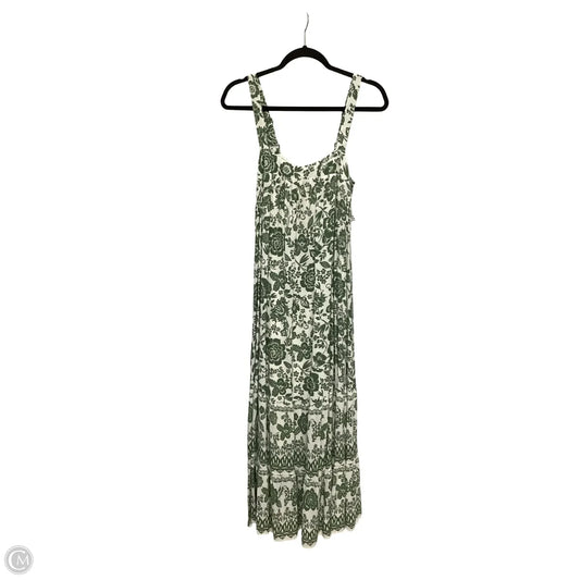 Dress Casual Maxi By Indigo Soul In Green & White, Size: S