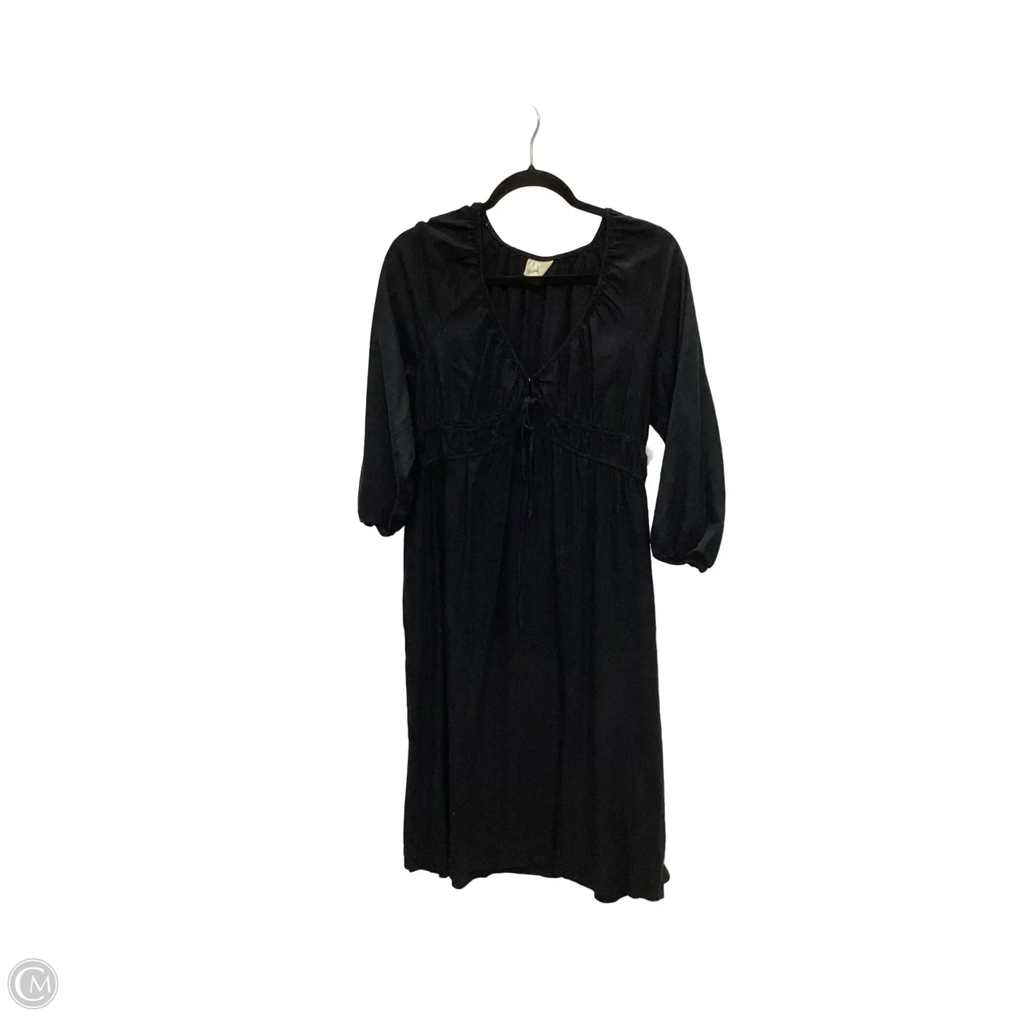 Dress Casual Midi By Universal Thread In Black, Size: M