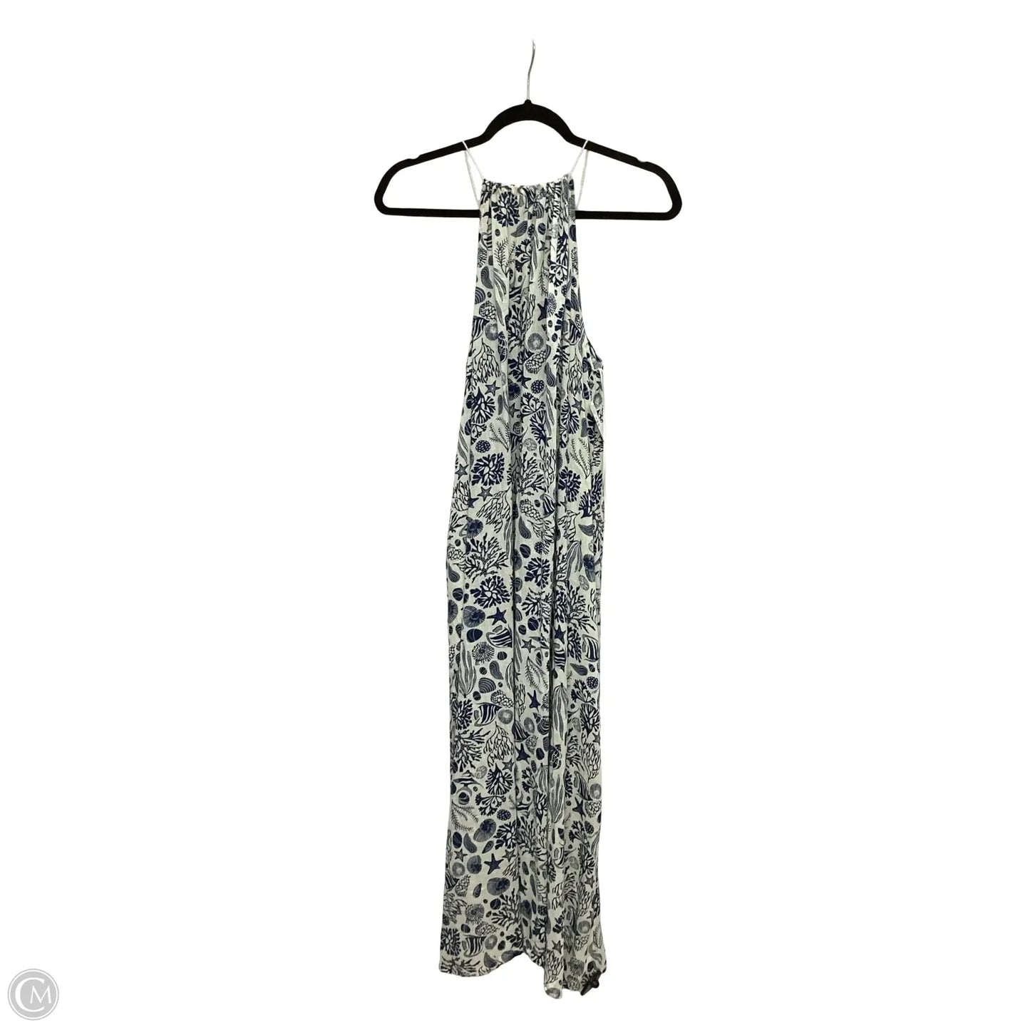 Dress Casual Maxi By Sigrid Olsen In Blue & White, Size: Xl
