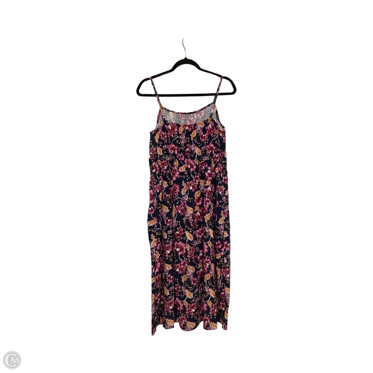 Dress Casual Midi By Old Navy In Floral Print, Size: L