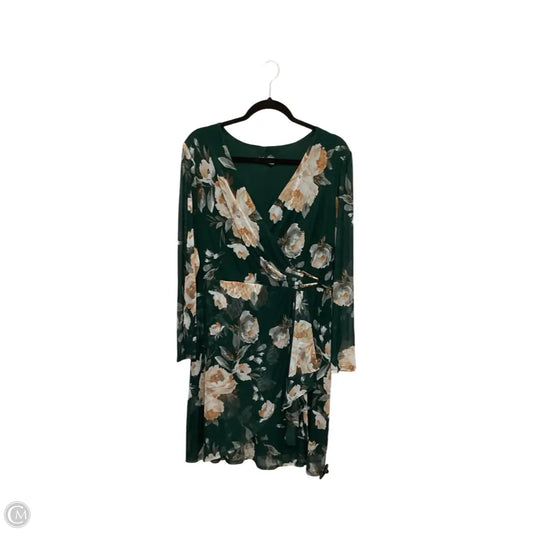 Dress Casual Short By Kate And Lily In Floral Print, Size: 16
