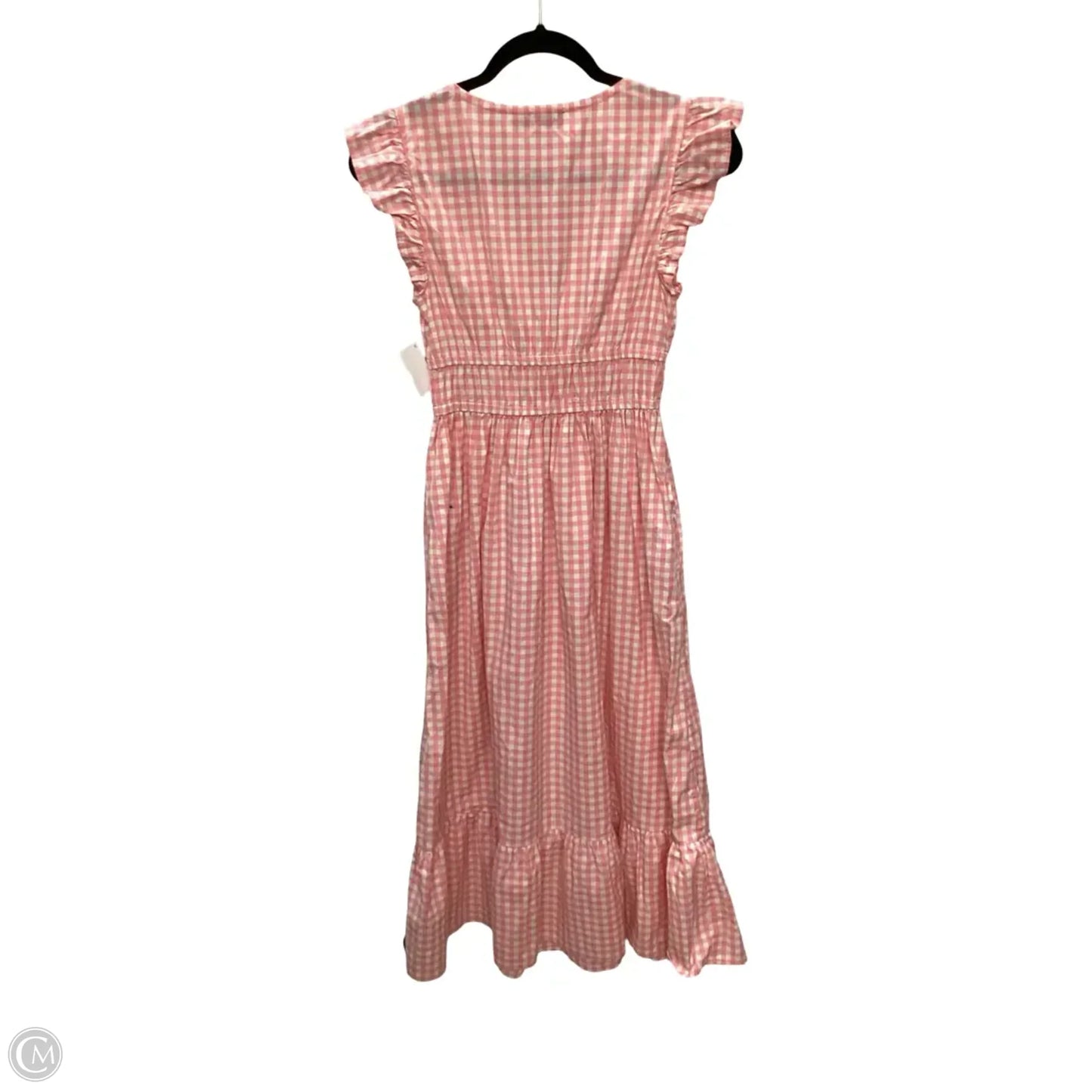 Dress Casual Midi By Vineyard Vines In Checkered Pattern, Size: Xxs