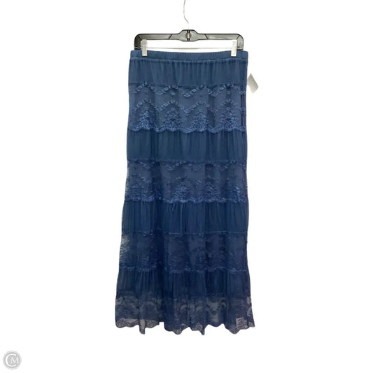 Skirt Maxi By Lapis In Blue, Size: L