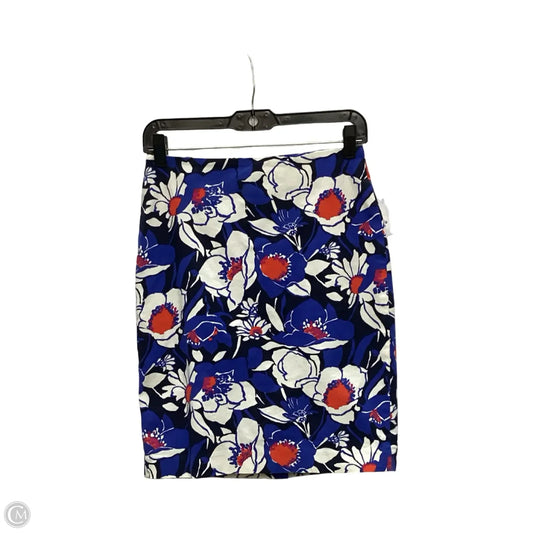 Skirt Mini & Short By Talbots In Floral Print, Size: 2p