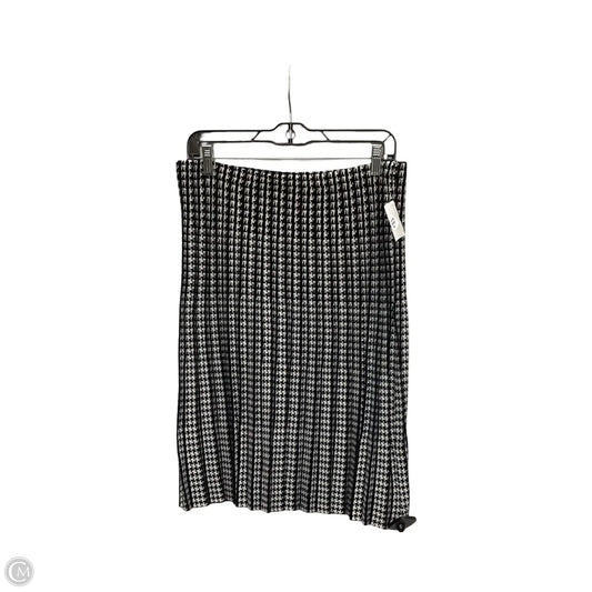 Skirt Midi By Max Studio In Black & White, Size: L