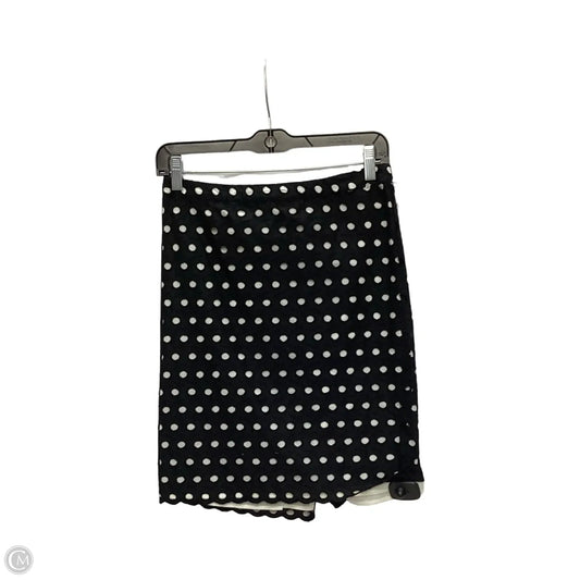 Skirt Mini & Short By Loft In Black & White, Size: 2