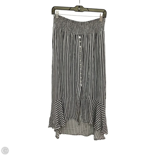Skirt Midi By Pink Laundry In Striped Pattern, Size: M