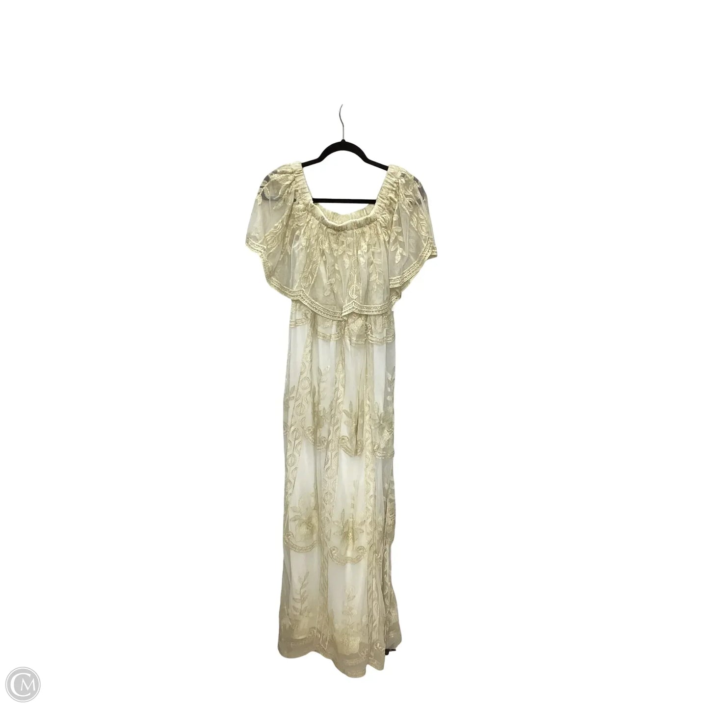Dress Party Long By Dress Day In White, Size: M