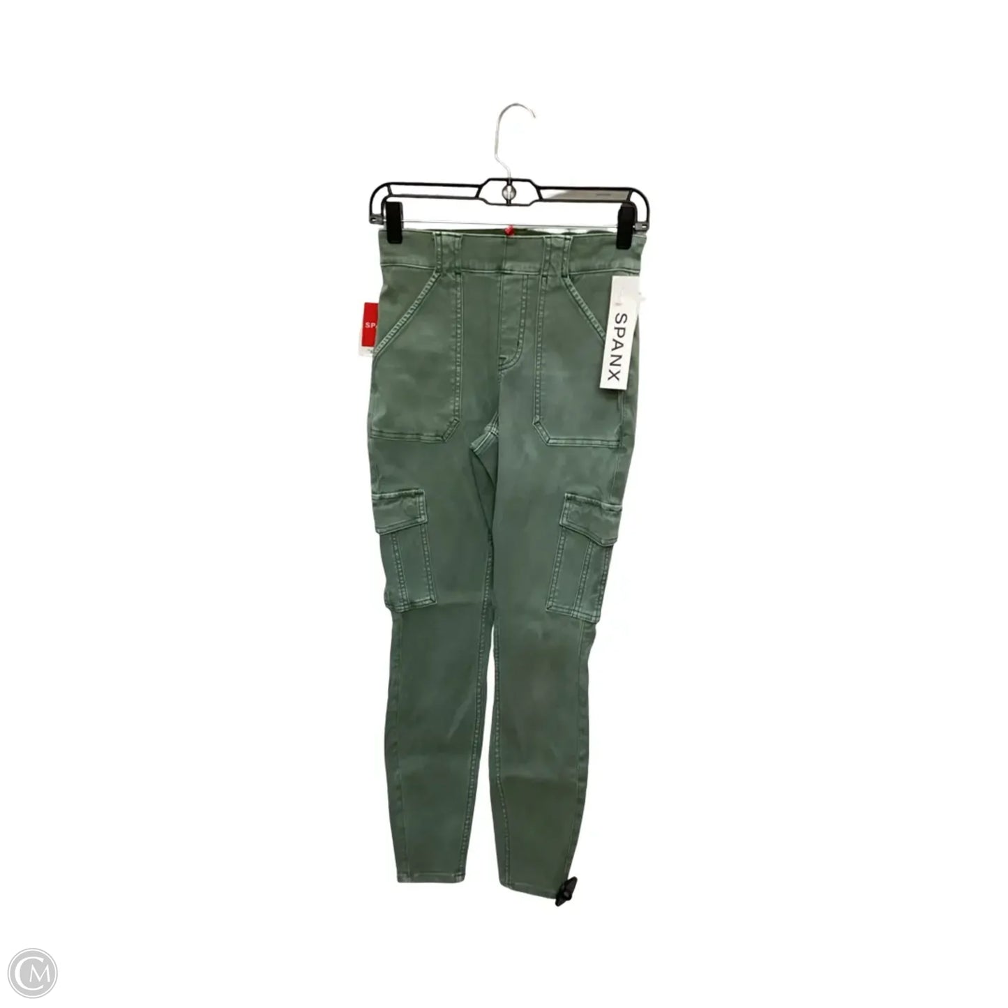 Jeans Skinny By Spanx In Green Denim, Size: S
