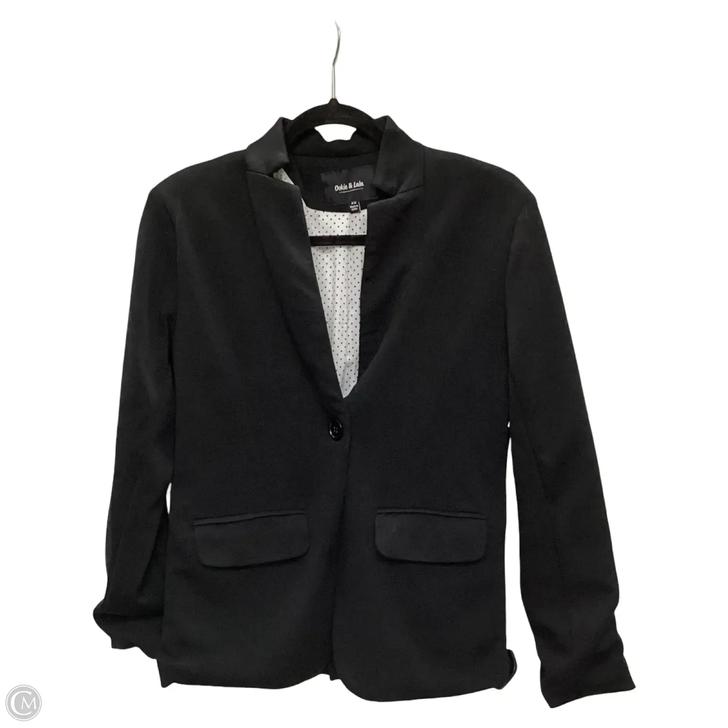 Blazer By Clothes Mentor In Black, Size: Xs